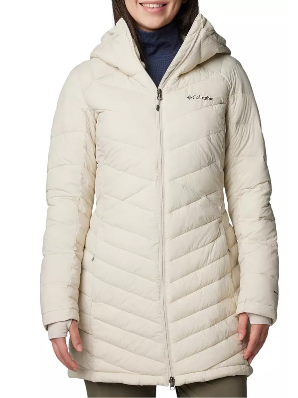 Columbia Women's Joy Peak Mid Length Hooded Jacket